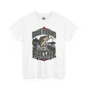 Bass Fishing Rice Lake Graphic Tee