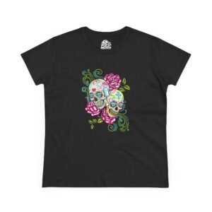 Skulls and Roses Graphic Tee