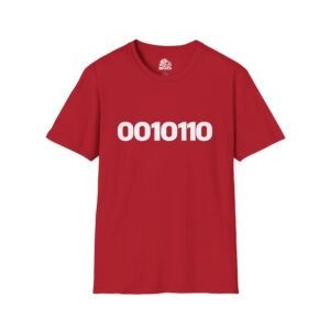 Classic 0010110 White T-Shirt — Minimal Everyday Crewneck Tee
