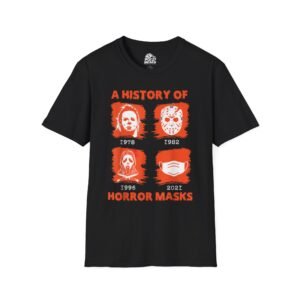 A History of Horror Masks 2 Graphic Tee