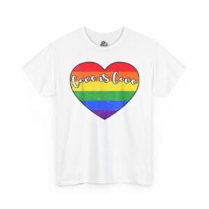 Love Is Love Pride Heart Graphic Tee