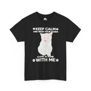 Stay Home With Kitty Graphic Tee