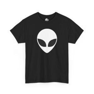Alien Head White Graphic Tee