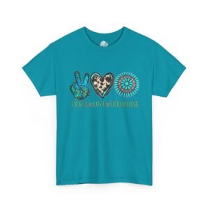 Peace Love & Turquoise Graphic Tee