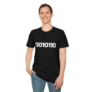 Classic 0010110 White T-Shirt — Minimal Everyday Crewneck Tee