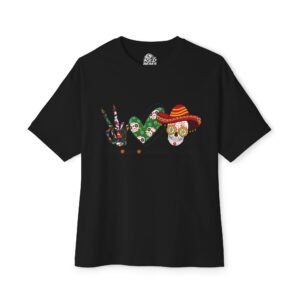 Peace Love & Dia de los Muertos Graphic Tee