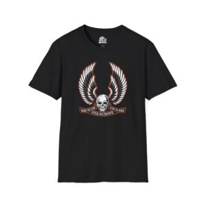 Ride To Live Live To Ride  Old School Graphic Tee
