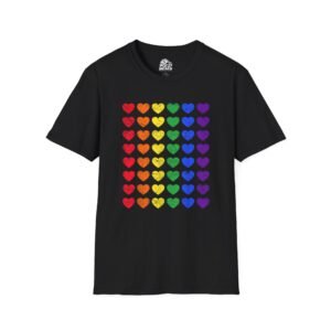 Pride Heats Black Graphic Tee
