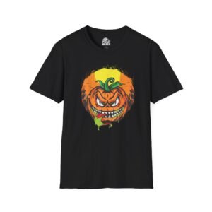Crazy Pumpkin Head Graphic Tee