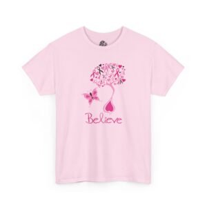Believe Breast Cancer Awareness Graphic Tee
