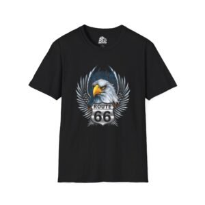 Eagle Head Route 66 Graphic Tee