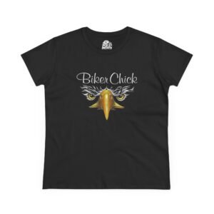 Biker Chick T‑Shirt — Women’s Eagle Graphic Tee