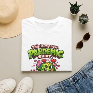 "This Is My New Pandemic Shirt" Cute Virus Love Graphic Tee
