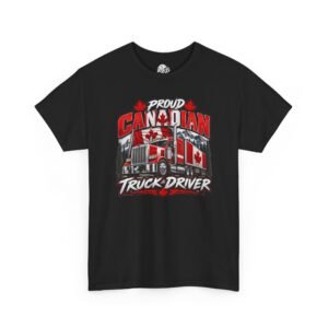 Proud Canadian Trucker Graphic Tee