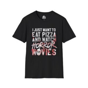 Pizza and Horror Movies Graphic Tee